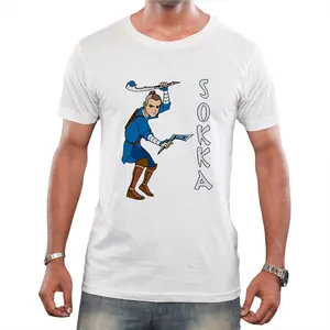 Avatar Sokka, T-Shirts For Men and Women (Male Avatar Character Graphic Design) - Unique Cartoon Apparel for Adults and Teens.