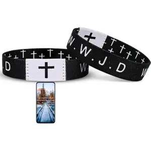 Daily  Verse WWJD Bracelet, Christian  Wearable Bracelet for Women Men, WWJD Bracelet - What Would  Do Bracelet