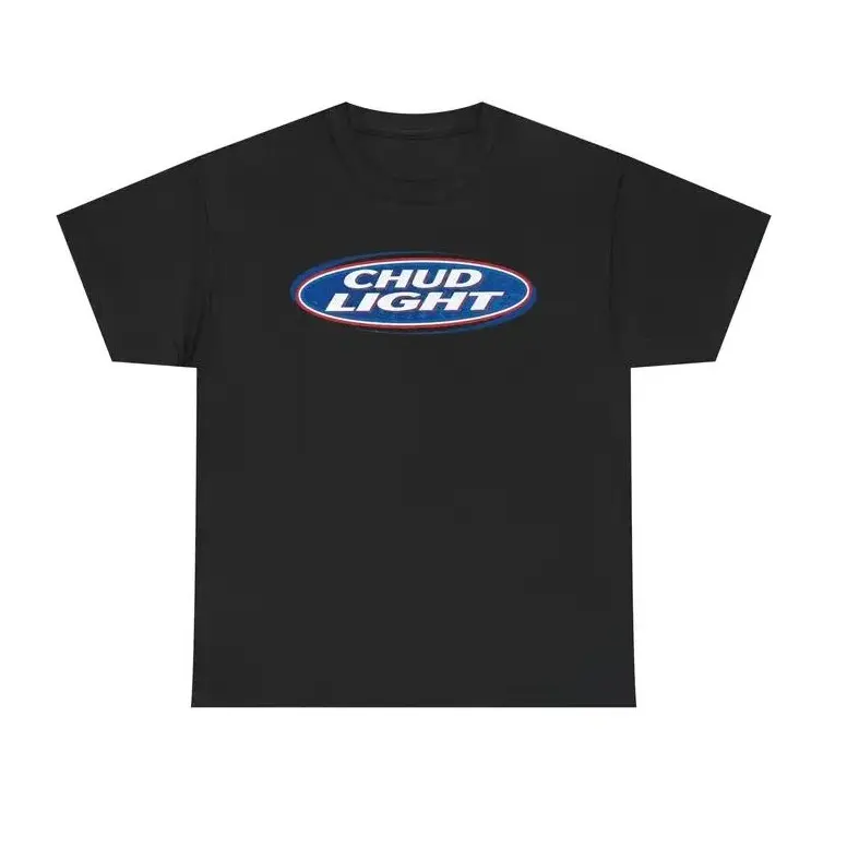 Chud Light Funny Meme T-Shirt, Y2K Graphic Parody Tee, Ironic Beer Logo Shirt, Aesthetic "Chudjack" Humor Top, 100% Cotton Unisex Summer Vibes Shirt