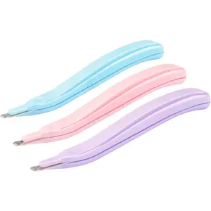 Professional Magnetic Staple Remover Puller Staples Remover Staple Removal Tool for School Office Home 3 Pack (Blue, Pink, Purple) ZZTX