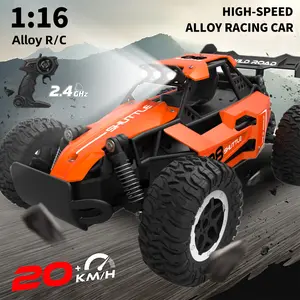 1:16 All Terrain Off-Road Vehicle, Remote Control Toy Car, Kids Toy Made Of Alloy And Plastic, Large Tires For Climbing And Drifting, Easy To Operate - Party Game Racing Car Toy, Gift For Boys
