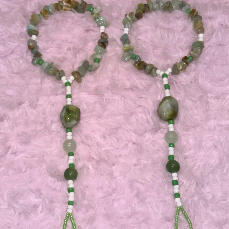 Elastic Beaded Barefoot Sandals
