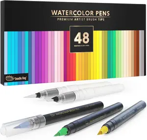 Doodle Hog Watercolor Pens for Painting - 48 Pack