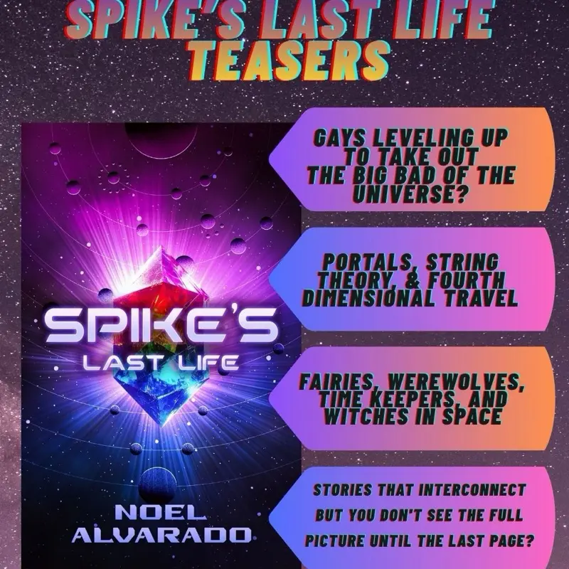 Signed Spike’s Last Life Vol.1 Paperback OR Hardcover - LGBT Sci-fi Novel - Art Prints, Stickers, Bookmark, and Paperback