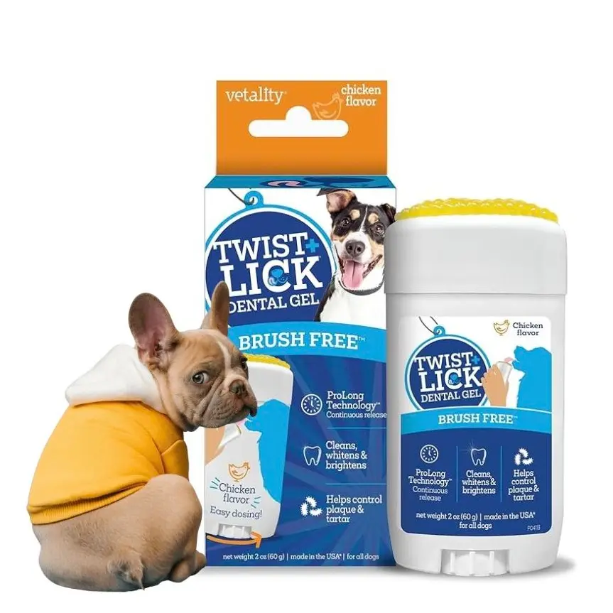 Twist+Lick Dental Gel for Dogs - Brush Free - ProLong Technology