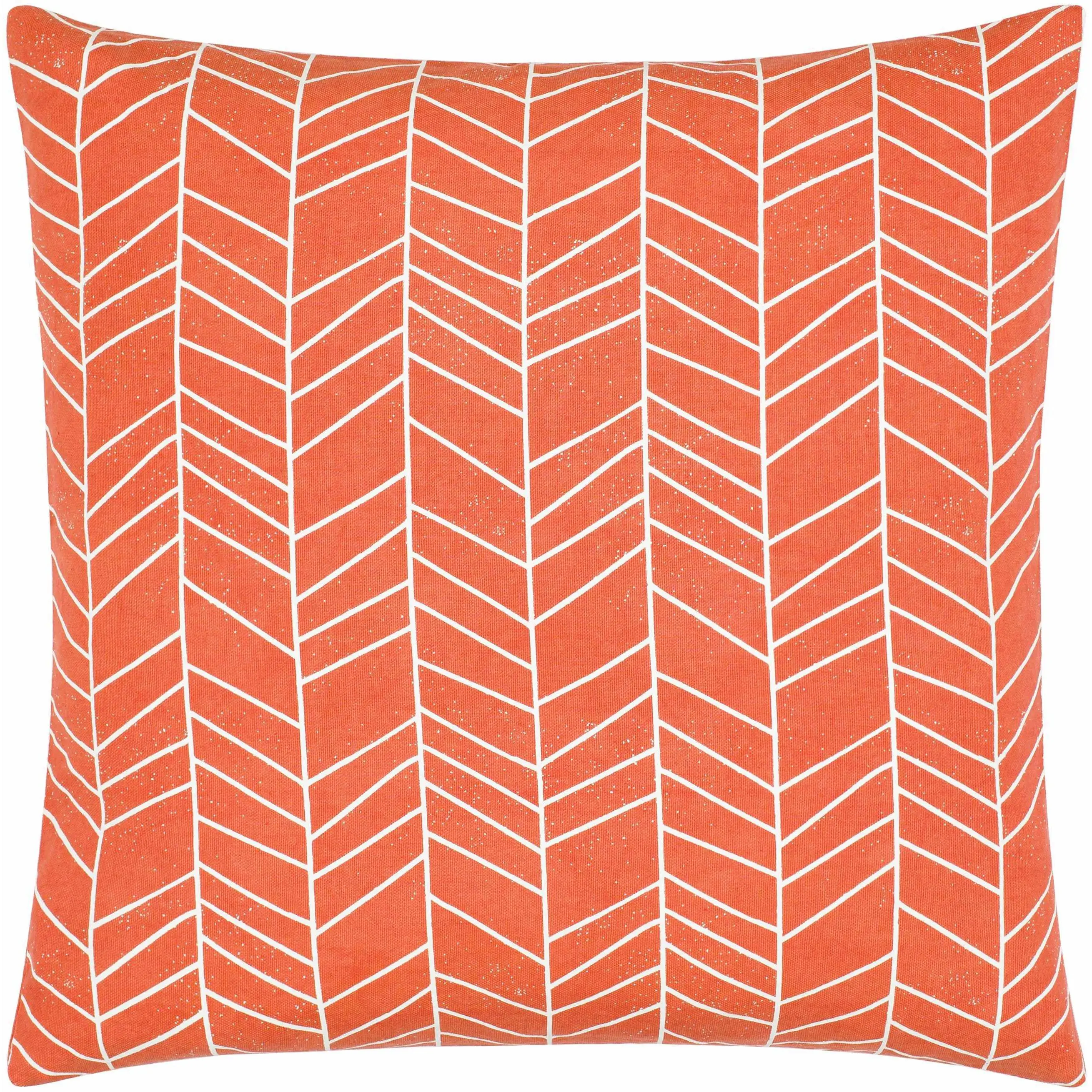 Bayat Orange Chevron Pattern Accent Pillow - Clearance Bayat Orange Chevron Pattern Accent Pillow - Clearance