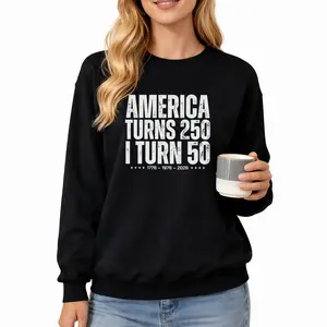 Patriotic 50th Birthday Gift Idea – 1976 Long Sleeve Sweatshirt for 2026