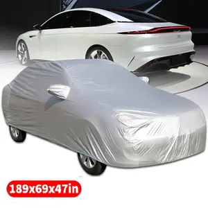 Full Car Cover Waterproof All Weather, UV Protection Car Covers Lightweight Snowproof Windproof Scratch Resistant Indoor Outdoor, Universal Fit Sedan