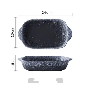 Cheese Baked Rice Baking Bowl Plate
