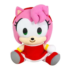 Sonic The Hedgehog - SD Amy Rose Sitting Plush 7"H