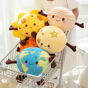 20Cm/7.87In Plush Planet Pillows Featuring Earth, Saturn, The Moon, Mars, Venus, And The Sun, Cute Stuffed Animals That Make Perfect Gifts for Birthdays, Holidays, And Home Decor, As Well As Creative Interactive Toys, Plush Toy For Girl
