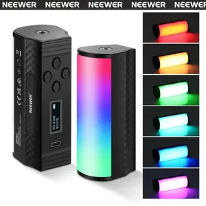 NEEWER BASICS TL96RGB Magnetic RGB Light Wand – Pocket Size 6W Bi-Color LED Stick with FX Effects for Vlog, Party & Video Streaming NEEWER BASICS TL96RGB Magnetic RGB Light Wand – Pocket Size 6W Bi-Color LED Stick with FX Effects for Vlog, Party & Video Streaming