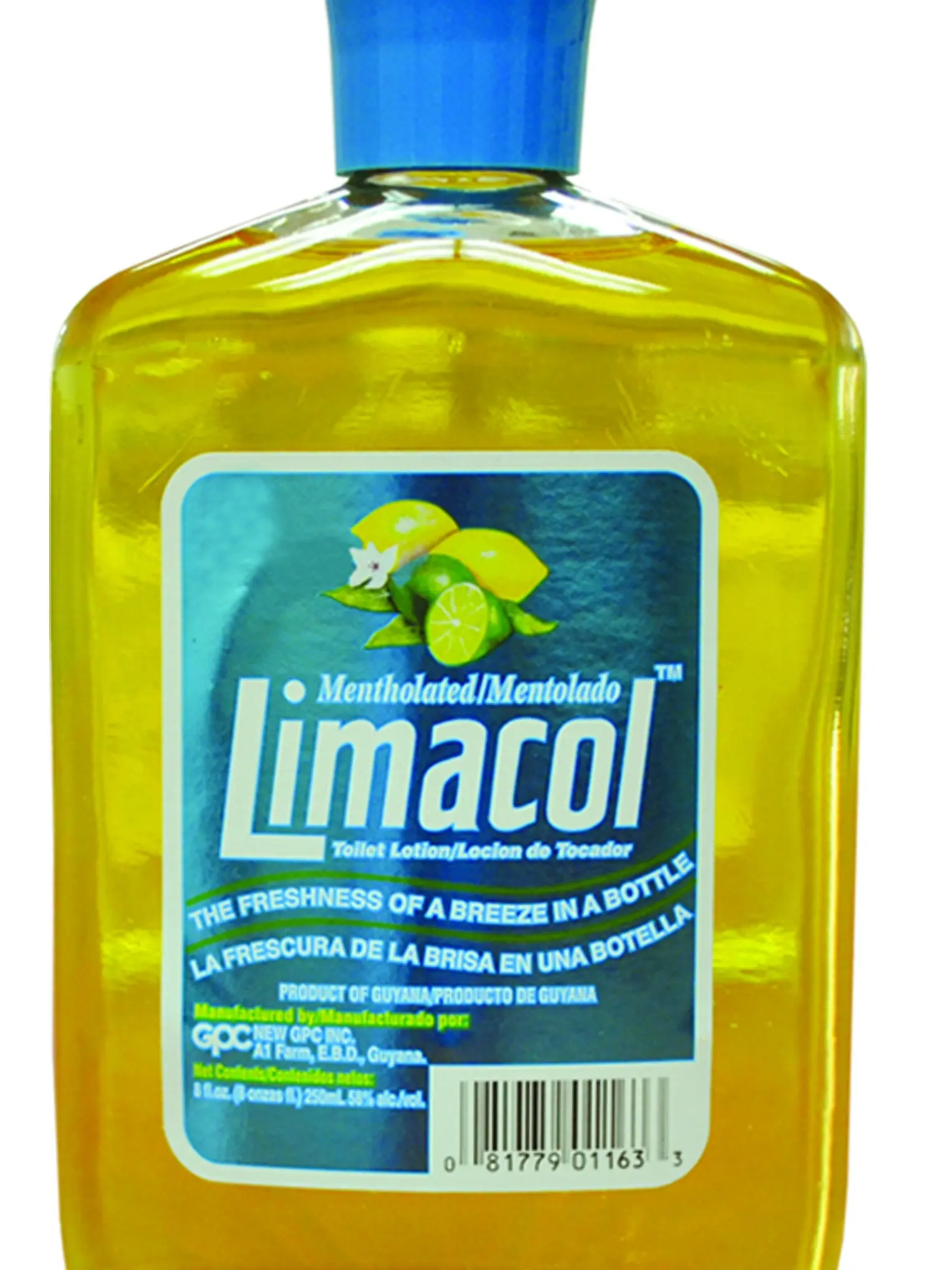 Limacol Mentholated Lotion - 8oz - "The Freshness of a Breeze in a Bottle"