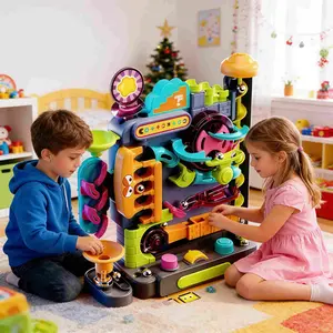 Marble Maze Adventure Toy, Maze Board, Ages 3+, Focus Training, Logic Improvement, Indoor Early Education, Holiday Gift, Safe Non-Electric