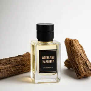 Woodland Harmony by Serenity – Unisex Luxury Eau de Parfum – Bergamot, Patchouli, Dry Amber, Vanilla & Sandalwood – Earthy Woody Scent – Grounding Long-Lasting Fragrance
