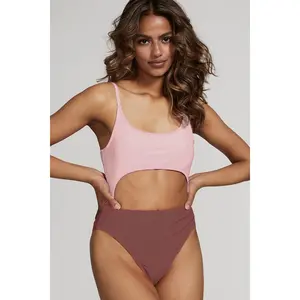 Cut out one piece swimsuit
