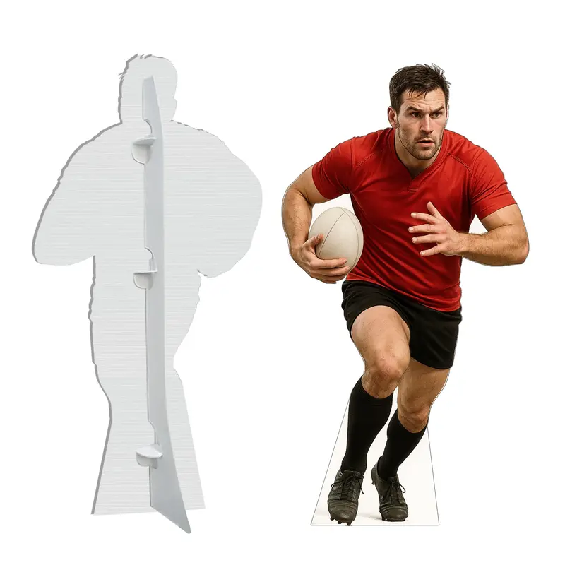 Custom Life Size Cardboard Cutout - Personalized Photo Standee for Wedding Graduation Birthday Party Anniversary Senior Night Waterproof Corrugated Plastic USA Made