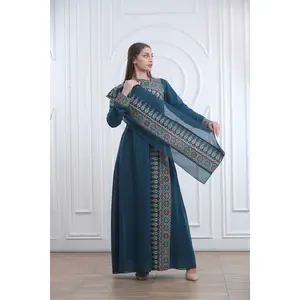 Layl Nahar Women’s One-Piece Embroidered Thobe - ثوب ليل نهار