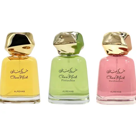 (3pc Bundle Pack) Choco Musk + Marshmallow + Pistachio by Al-Rehab EDP Spray, 100ml