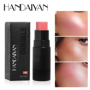 HANDAIYAN Multi-color Sandwich Blush Stick Natural Nude Brightening Pigment Solid Blush Contouring Balm