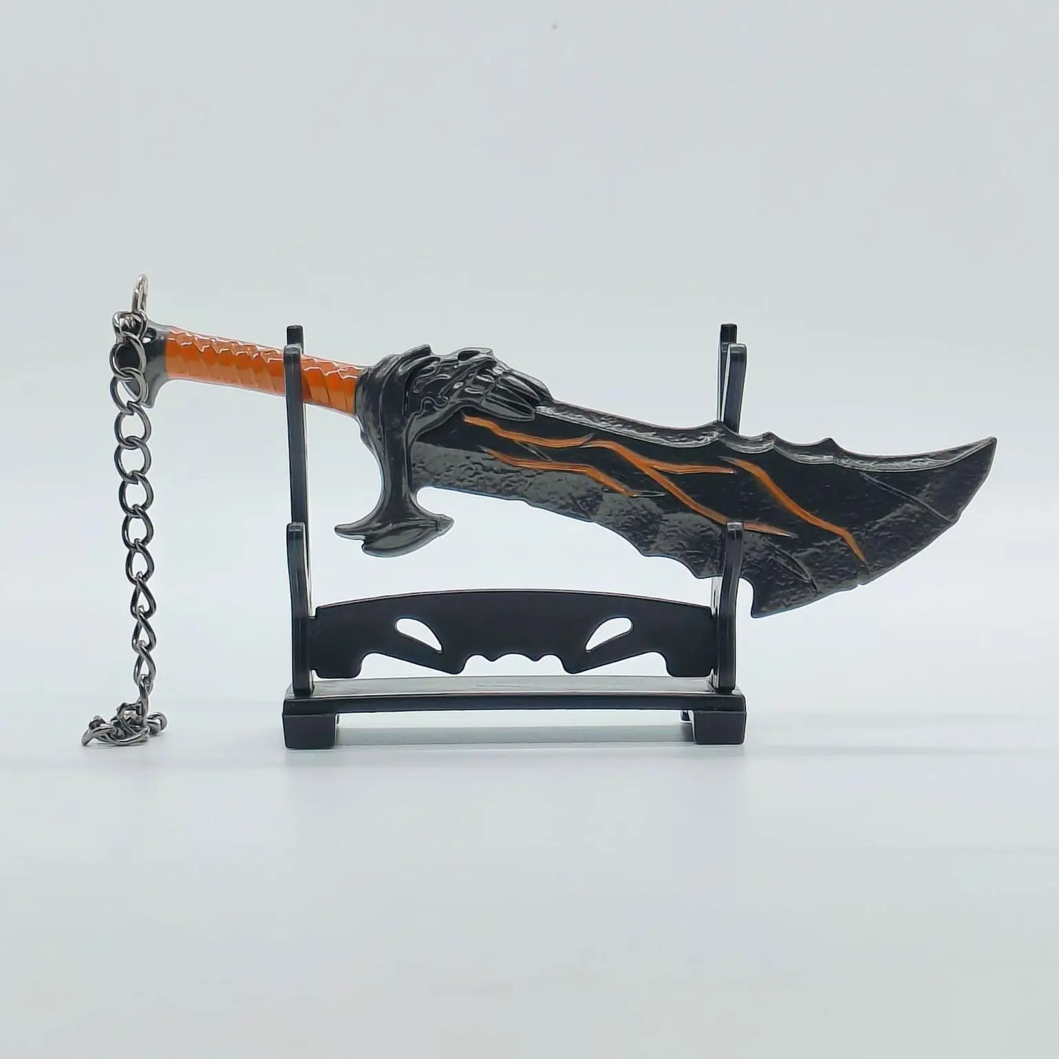 God of War Ragnarök Merchandise, Kratos Chaos Blades Metal Model, Olympus Sword Mini Weapon Prop Replica