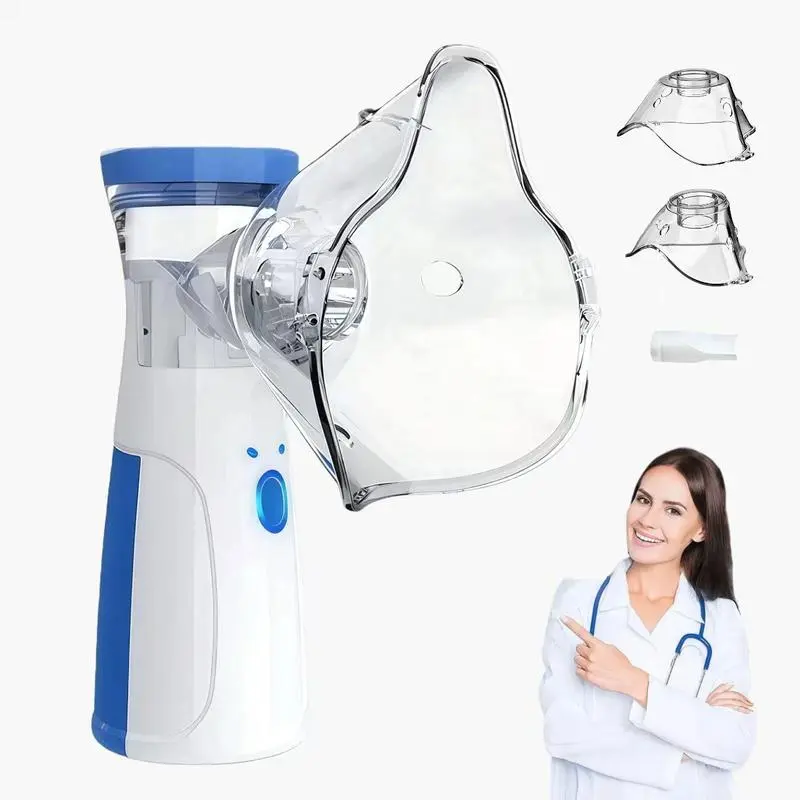 BUY 1 GET 1 FREE Best Rechargeable Portable Nebulizer Inhaler Ultrasonic Spray Nebulizer Machine For Kids And Adults