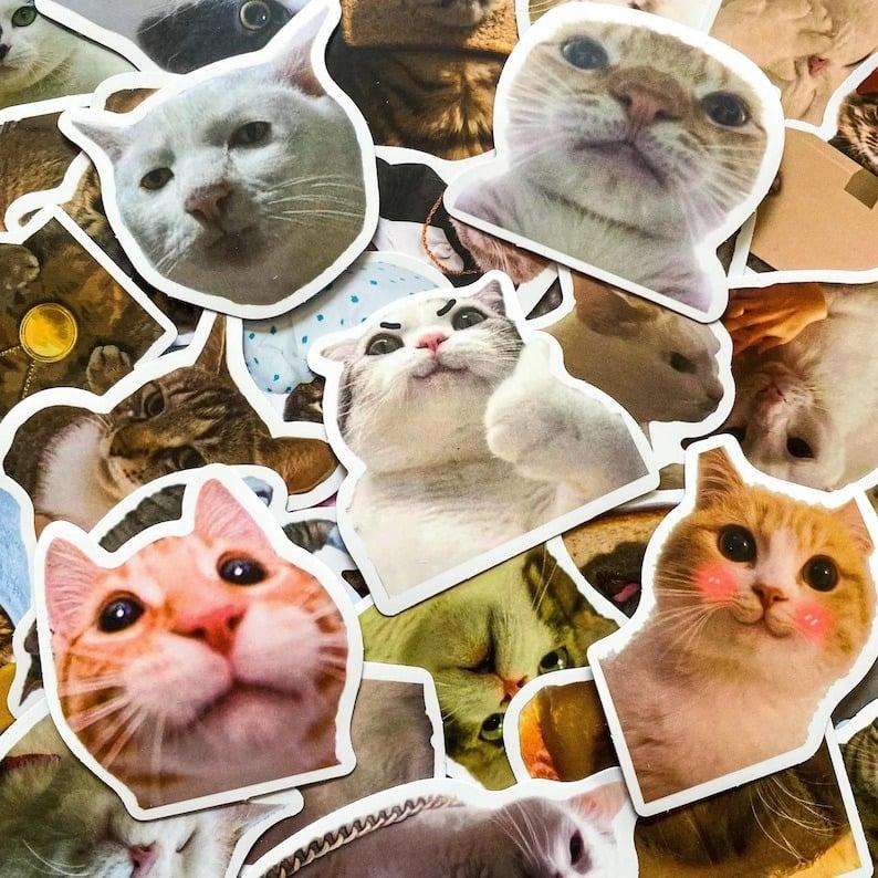 Cute And Funny Meme Stickers for Customers Who Place Orders at the Shop ...