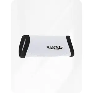 Neoprene Chin Strap Cover for Ultimate Comfort and Protection (White)