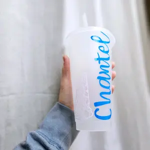 24 oz Name and State Cold Tumbler cricut cups Drinkware friend gift