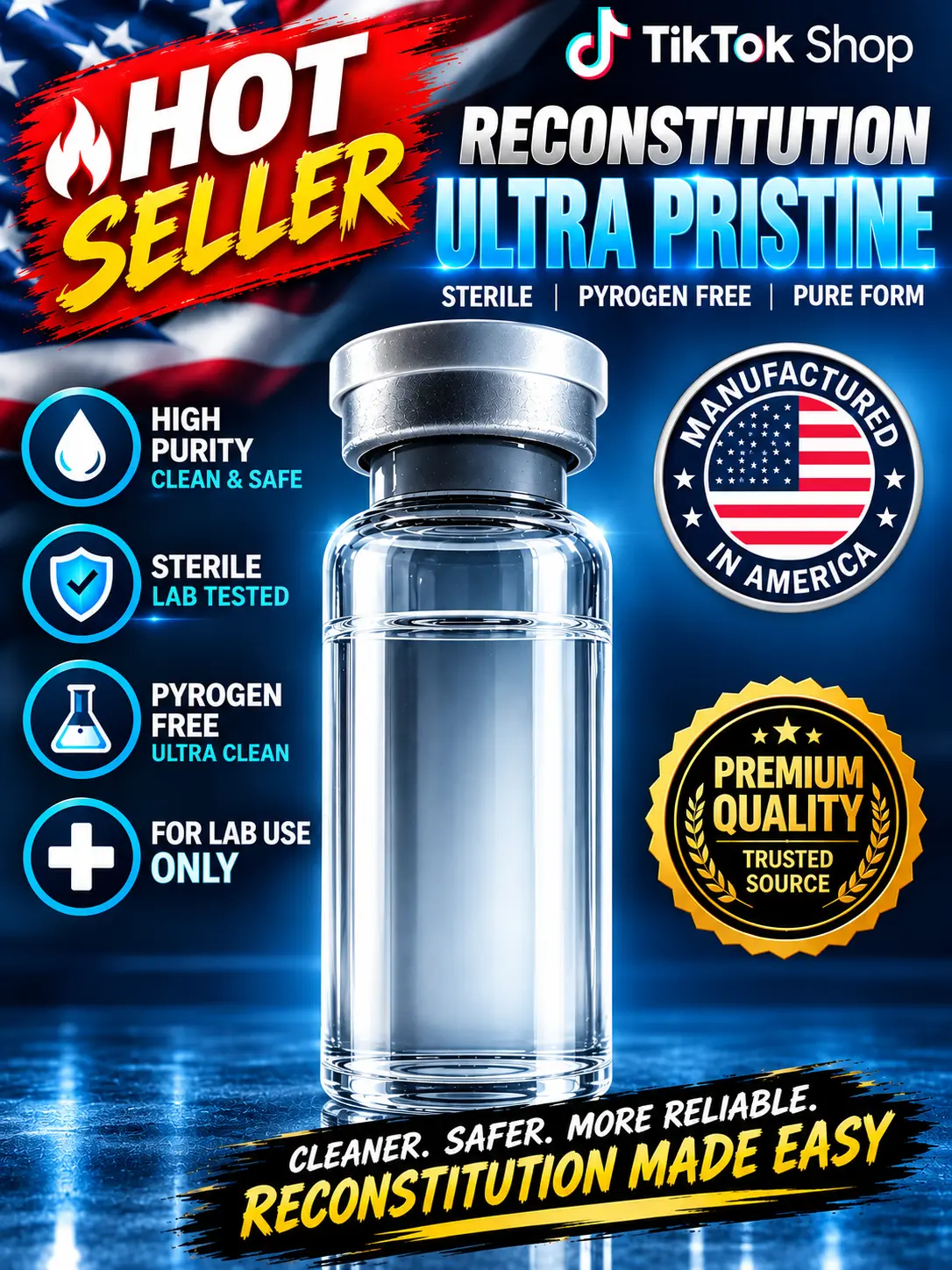 (2 PACK) Laboratory Dilution Solvent- Ultra Pristine & USA Manufactured- LAB USE ONLY- Reconstituted