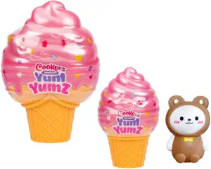 Cookeez Makery Yum Yumz Bundle - Twin Pack + Single Pack, 3 Scented Surprise Plush Pets Toys for Ages 5+