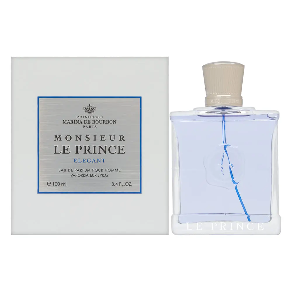 Monsieur Le Prince Elegant by Princesse Marina Bourbon for Men 3.4 oz Eau de Parfum Spray