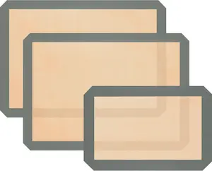 3 Pack Silicone Baking Mat,  Reusable Baking Sheet,  Food Safe Silicone Mats for Baking for Making Cookies Macaroons Bread, Baking Supplies ＆ Accessories