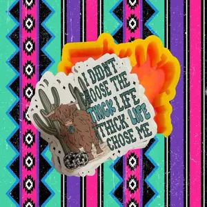 Highland Thick Life Freshie Cardstock Mold