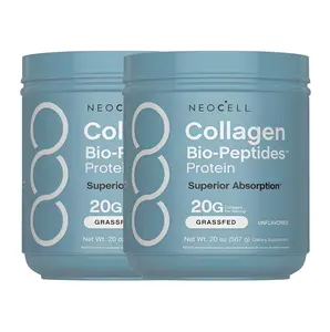 2 Piece NeoCell Collagen Bio-Peptides Powder20oz -WZ Grassfed ProteinSupplement-Advanced with 18 EssentialAmino Acids