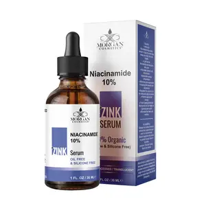 Morgan Cosmetics Niacinamide 10% + Zink 1% Serum 1 oz Skincare Acne