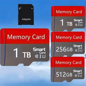 Flash Memory TF Storage Card, Micro SD Card with Adapter, Expand Storage for Tablets, Cameras, Phones, Laptops, Cars, Games