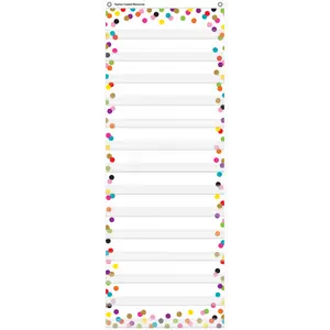 Confetti 14 Pocket Daily Schedule Pocket Chart(C)