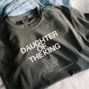 Comfort Colors Child of God Shirt, Daughter of the King Shirt, Love Like Jesus Shirt, Jesus is King Merch, Christian shirt, Faith Shirt, Bible Verse Shirt