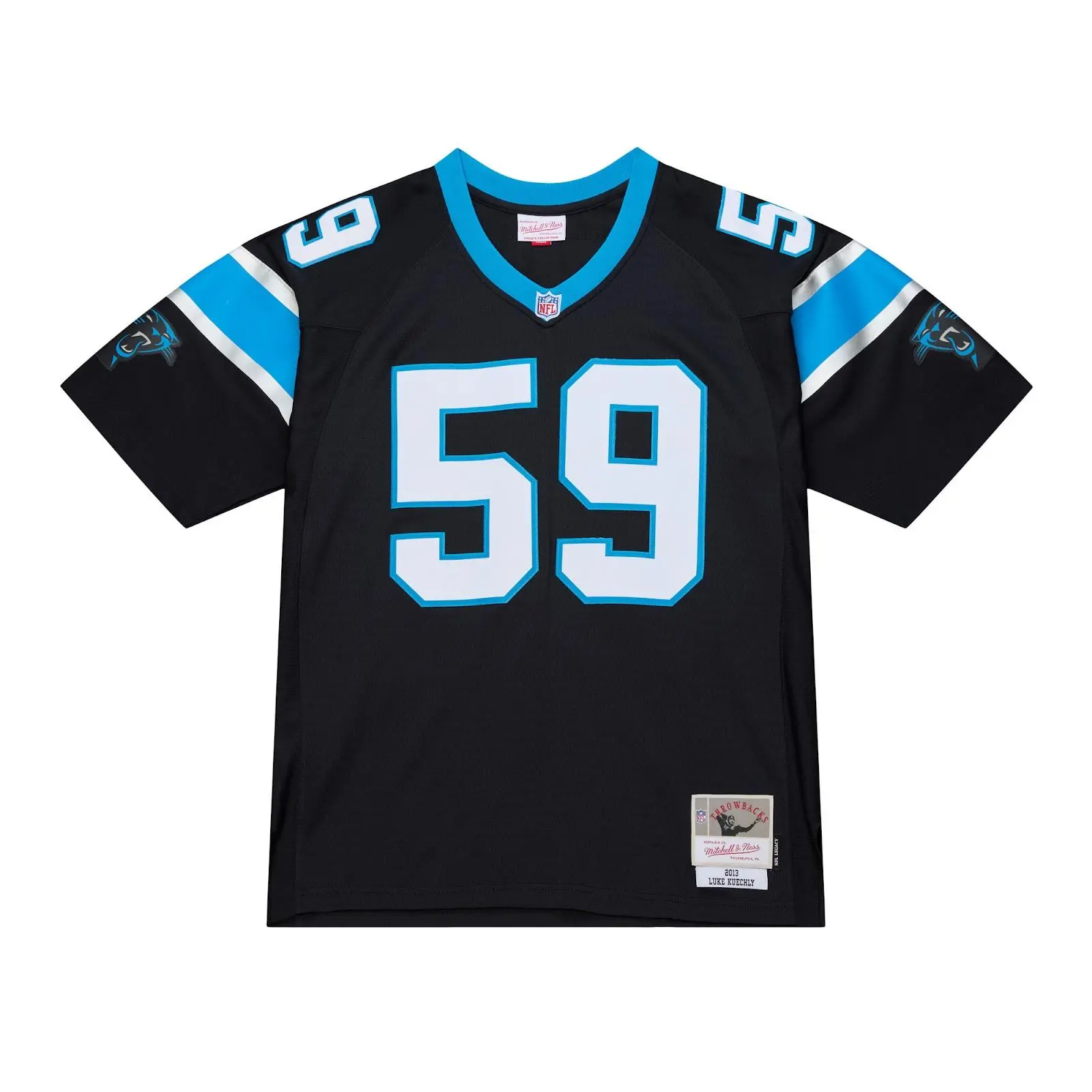 Luke Kuechly Carolina Panthers 2013 Black Legacy Jersey NFL Throwback Mitchell & Ness