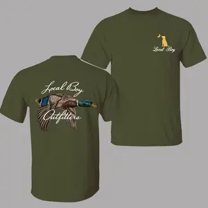 Mallard Duck Hunting Shirt, Waterfowl Hunter Graphic T-Shirt, Outdoor Duck Hunting Tee, Rustic Hunting Gift for Men