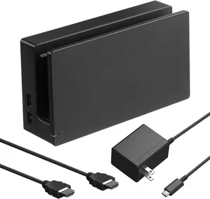 TV Dock Station for , Replacement 3 in 1  TV Docking Station Set with  IC Module, AC Charger, 1080P HDMI  Accessories for  Console