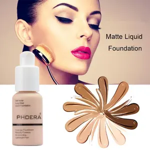 Foundation,Concealer Foundation Full Coverage,Flawless 24HR Matte Oil Control Concealer  Water Proof Cosmetic Makeup