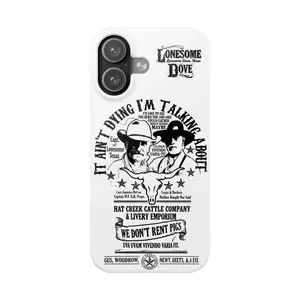 Lonesome Dove Gus & Woodrow Phone case, Old Movies Merch, Western Cowboy Movie, Gift For Fan.