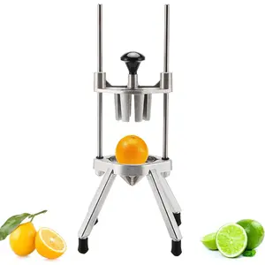 iumLeap Commercial Lemon & Lime Wedge Slicer Cutter, Fruit Lemon Slicer 6 Wedges, Vegetable Cutter Slicer Fruit Cutter Tools for Bar Restaurant,Lime-8 Section