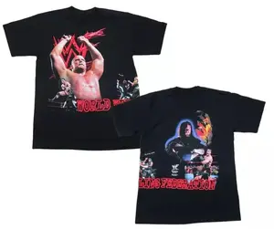 [SALE UP TO 45%] WWF Stone Cold Steve Austin Rock Undertaker WWE Wrestling Shirt Reprint , Graphic Tee, Gift For Him, Gift For Fan, Gift For All