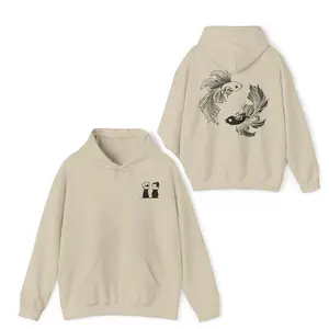 Jujutsu Kaisen Hoodie, Chibi x Betta Fish Hoodie,JJK Crewneck, Anime Gift For Fans