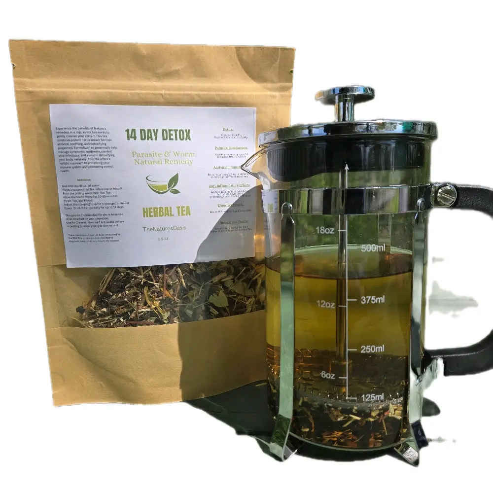 Para Detox Cleanse Gut | loose herbal tea |Pau D'arco, Wormwood, Blackwalnut Hull, Oregano, Cloves | Tea Bags | Healthcare Natural Alkaline Supplement
