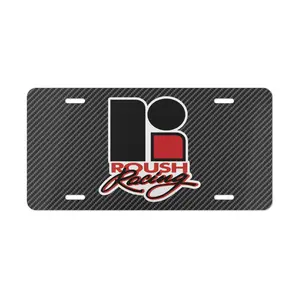 Roush Racing Carbon Fiber License Plate