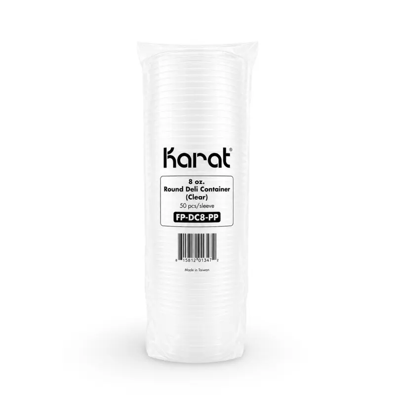 8oz Round Deli Container (500ct)